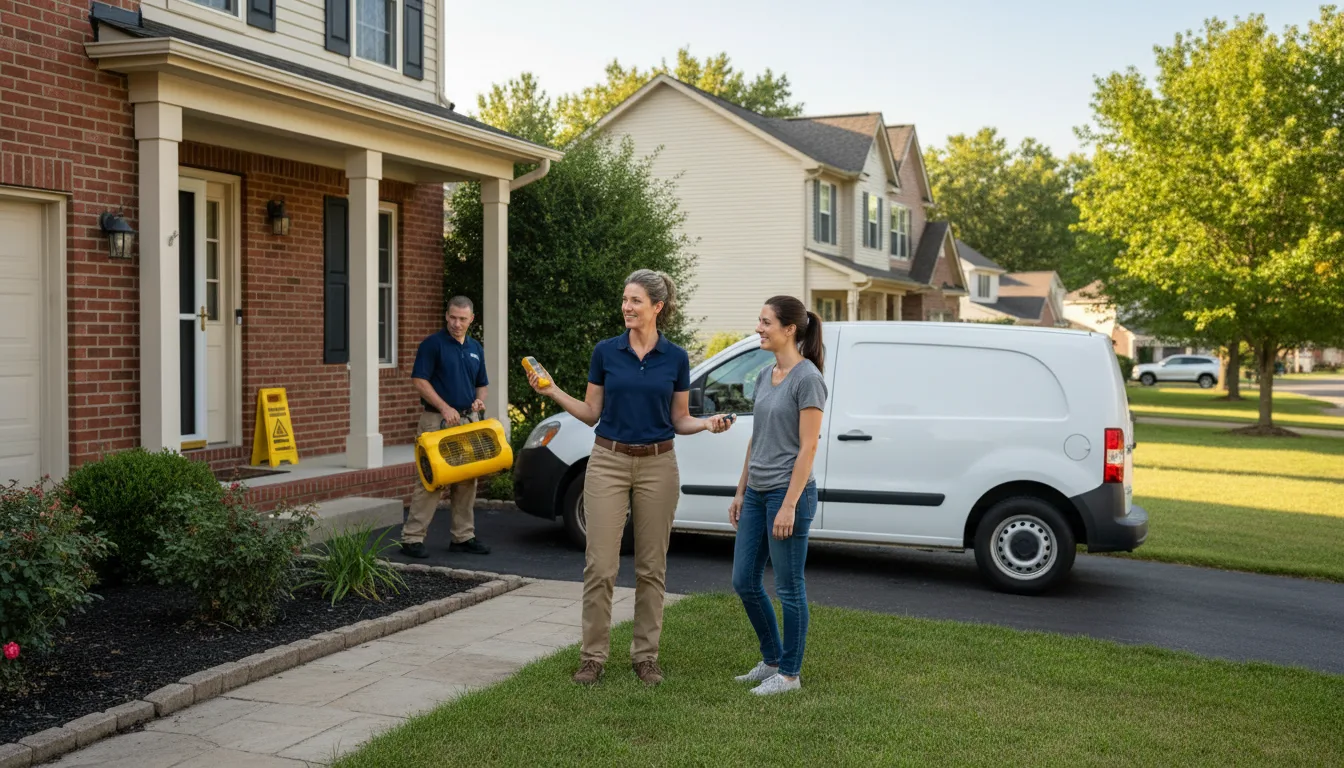Residential water damage restoration in Artesian, SD